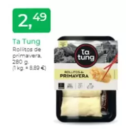 Oferta de Ta Tung - Rollitos De Primavera por 2,49€ en Tu Super