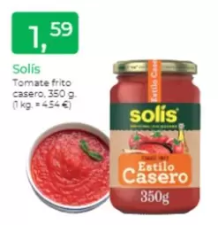 Oferta de Solís - Tomate Frito Casero por 1,59€ en Tu Super