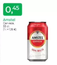 Oferta de Amstel - Cerveza por 0,45€ en Tu Super