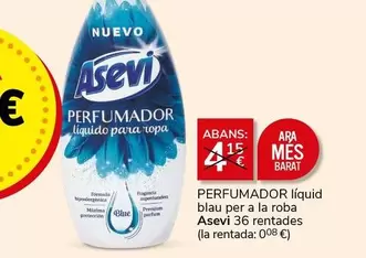 Oferta de Asevi - Perfumador Liquid Blau Per A La Roba por 4€ en Supermercados Charter