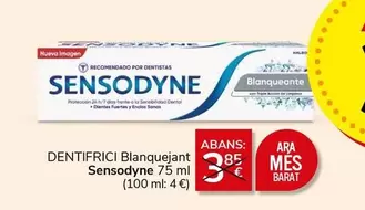 Oferta de Sensodyne - Dentifrici Blanquejant por 3€ en Supermercados Charter