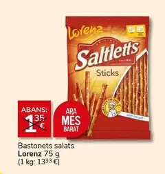 Oferta de Lorenz - Bastonets Salats por 1€ en Supermercados Charter