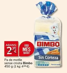 Oferta de Ara - Pa De Motlle Sense Crosta en Supermercados Charter