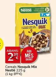 Oferta de Nestlé - Cereales Nesquik Mix por 2€ en Supermercados Charter