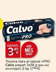 Oferta de Calvo - Tonyina Clara Al Natural +  Paquet en Supermercados Charter