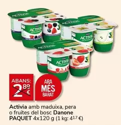 Oferta de Danone - Activia Amb Maduixa, Pera O Fruites Del Bosc en Supermercados Charter