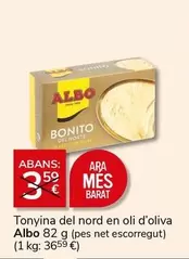 Oferta de Albo - Tonyina Del Nord En Oli D'oliva por 3€ en Supermercados Charter
