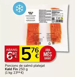 Oferta de Ara - Porcions De Salmo Platejat por 5,76€ en Supermercados Charter