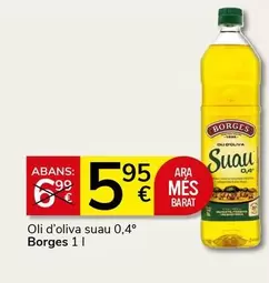 Oferta de Borges - Oli D'oliva Suau 0,4 por 5,95€ en Supermercados Charter