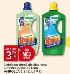 Oferta de Tenn - Netejador Domèstic Aloe Vera O Multisuperficies por 3€ en Supermercados Charter