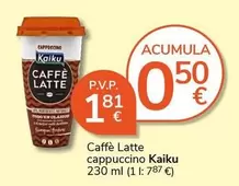 Oferta de Kaiku - Caffe Latte Cappuccino por 1,81€ en Supermercados Charter