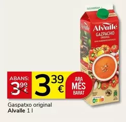 Oferta de Alvalle - Gaspatxo Original por 3,39€ en Supermercados Charter