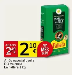 Oferta de La Fallera - Arros Especial Paella Do Valencia por 2,1€ en Supermercados Charter