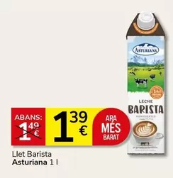 Oferta de La Asturiana - Llet Barista por 1,39€ en Supermercados Charter