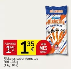 Oferta de Risi - Risketos Sabor Formatge por 1,35€ en Supermercados Charter