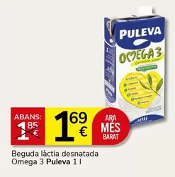Oferta de Puleva - Beguda Lactia Desnatada Omega 3 por 1,69€ en Supermercados Charter