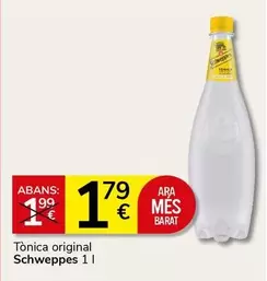 Oferta de Schweppes - Tònica Original por 1,79€ en Supermercados Charter