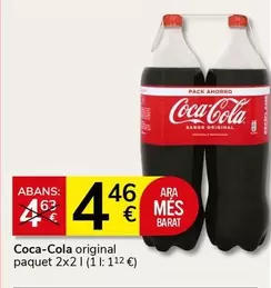 Oferta de Coca-Cola - Original Paquet por 4,46€ en Supermercados Charter