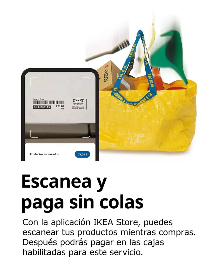Oferta de Escanea Y Paga Sin Colas en IKEA
