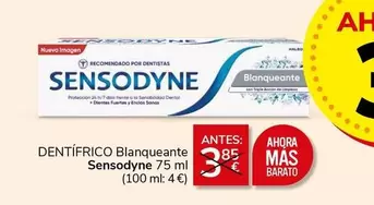 Oferta de Sensodyne - Dentífrico Blanqueante por 3€ en Supermercados Charter