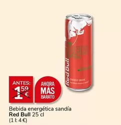 Oferta de Red Bull - Bebida Energetica Sandía en Supermercados Charter