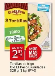 Oferta de Old El Paso - Tortillas De Trigo en Supermercados Charter
