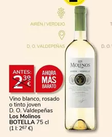 Oferta de Los Molinos - Vino Blanco en Supermercados Charter