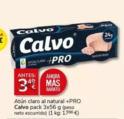 Oferta de Calvo - Atun Claro Al Natural + en Supermercados Charter