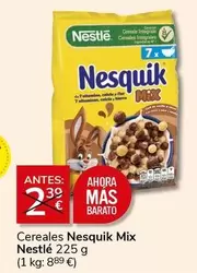 Oferta de Nestlé - Cereales Nesquik Mix por 2€ en Supermercados Charter
