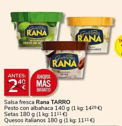 Oferta de Rana - Salsa Fresca en Supermercados Charter