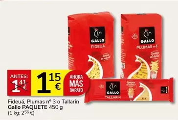 Oferta de Gallo -  Paquete por 1,15€ en Supermercados Charter