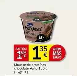 Oferta de Valio - Mousse De Proteinas Chocolate por 1,35€ en Supermercados Charter