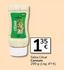 Oferta de Consum - Salsa César por 1,35€ en Supermercados Charter