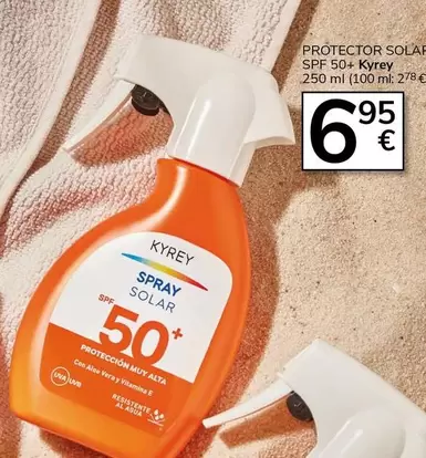 Oferta de Kyrey - Protector Solar Spf 50+ por 6,95€ en Supermercados Charter