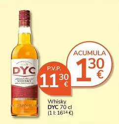 Oferta de Dyc - Whisky por 11,3€ en Supermercados Charter