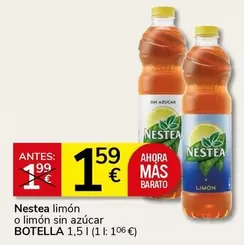 Oferta de Nestea - Limon O Limon Sin Azucar por 1,59€ en Supermercados Charter