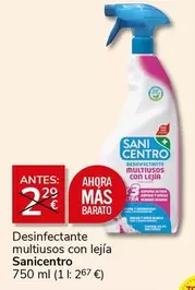 Oferta de Desinfectante Multiusos Con Lejía por 2€ en Supermercados Charter
