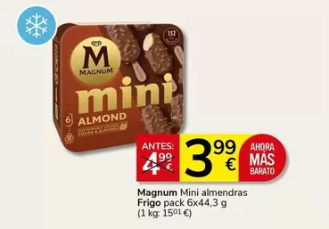 Oferta de Magnum - Mini Almendras Frigo por 3,99€ en Supermercados Charter