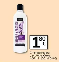 Oferta de Kyrey - Champú Repara Y Protege por 1,8€ en Supermercados Charter