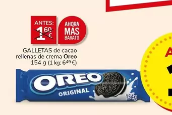 Oferta de Oreo - Galletas De Cacao Rellenas De Crema por 4,5€ en Supermercados Charter