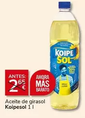 Oferta de Koipesol - Aceite De Girasol por 2€ en Supermercados Charter