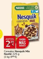 Oferta de Nestlé - Cereales Nesquik Mix por 2€ en Supermercados Charter