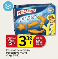 Oferta de Pescanova - Peskitos De Merluza por 3,39€ en Supermercados Charter