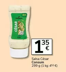 Oferta de Consum - Salsa César por 1,35€ en Supermercados Charter