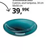 Oferta de Stockholm - 2025 Cuenco, Azul Turquesa por 39,99€ en IKEA