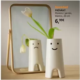 Oferta de Fröväxt - Florero / Jarrón, Blanco por 6,99€ en IKEA