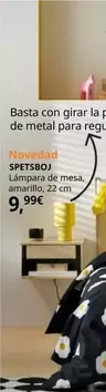 Oferta de Spetsboj - Lámpara De Mesa, Amarillo por 9,99€ en IKEA