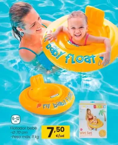 Oferta de Flotador Bebe por 7,5€ en Eroski