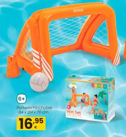 Oferta de Intex - Portería Hinchable por 16,95€ en Eroski
