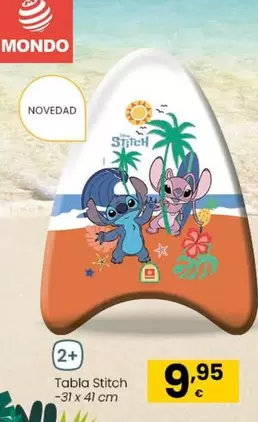 Oferta de Mondo - Tabla Stitch por 9,95€ en Eroski